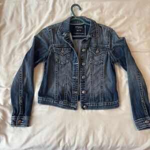 Silver Jeans Dark Blue Jean Jacket
